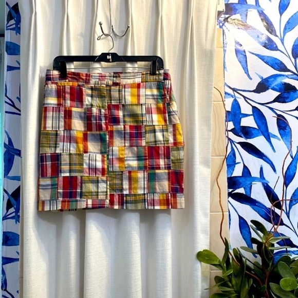 Women’s Larry Levine Madris Patchwork Mini Skirt Size 6 - Picture 1 of 6